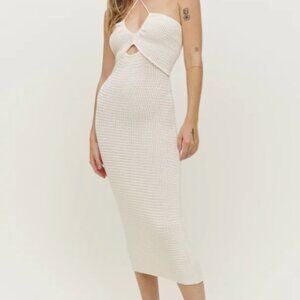 Reformation, Venete Open Knit Dress, Small